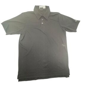 Oakley Polo Shirt Mens Small Black Good Standard Fit Athletic Golf 434172